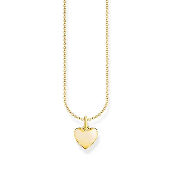 Kette mit Herz-Anhänger vergoldet - Thomas Sabo - Nordic Spectra