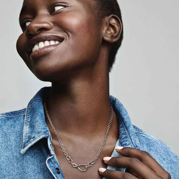 Kräftige Unendlichkeitsknoten Gliederkette von PANDORA, Schneller Versand - Nordicspectra.de