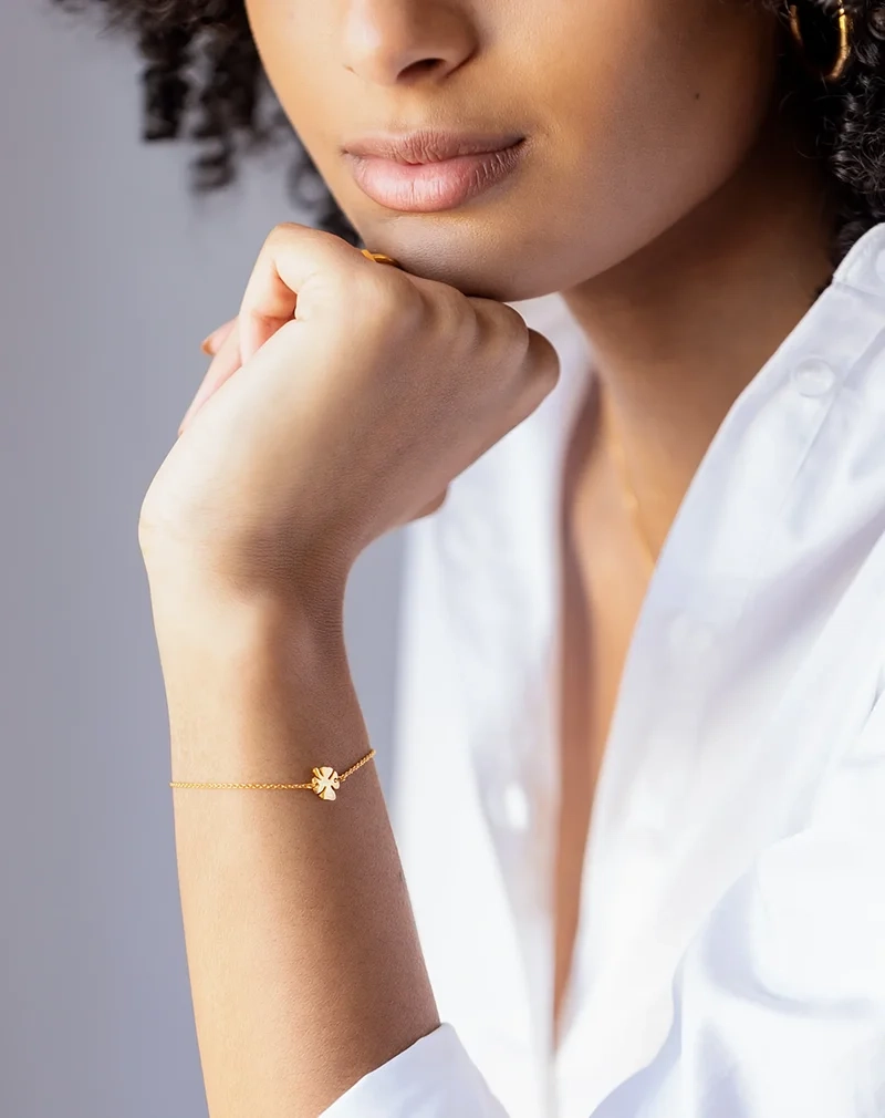 Bring Me Luck Bracelet Gold - Syster P - Snabb leverans & Gratis paketinslagning - Nordic Spectra