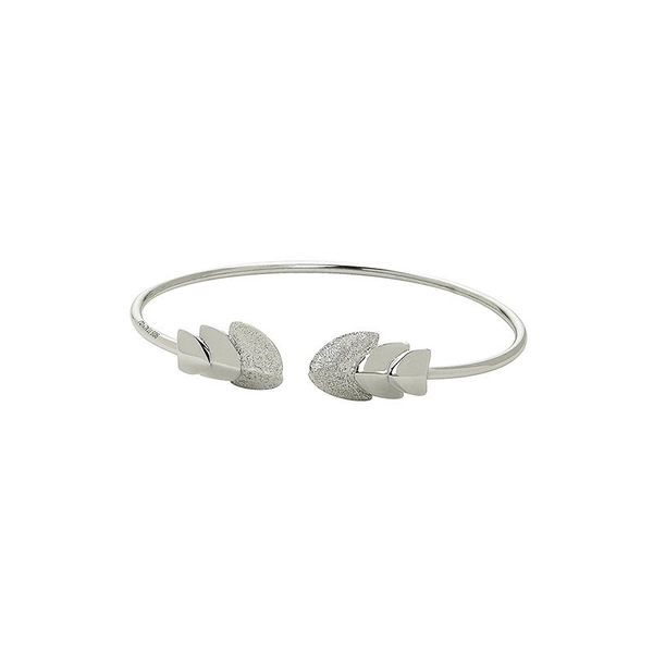 Roof Bangle Brace Flex Silver -CU Jewellery - Snabb frakt & paketinslagning - Nordicspectra.se
