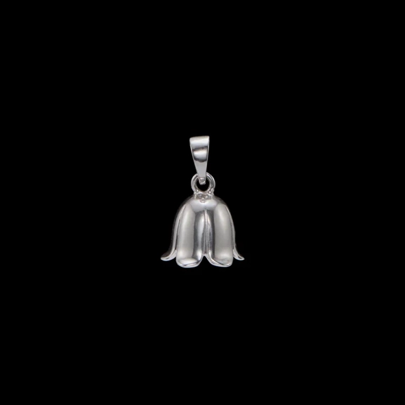 Bezaubernde Glockenblume aus Silber