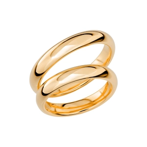SR1026-4 Guld - Vigsel- & förlovningsringar - Schalins - Fri storleksändring* - Nordic Spectra
