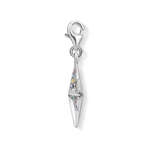 Charm-Anhänger Farbiger Stern silber von Thomas Sabo, Schneller Versand - Nordicspectra.de