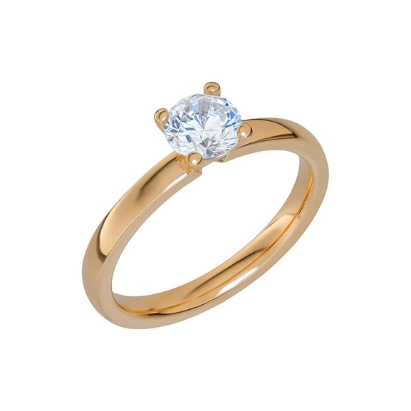 Glimmer 0.70 Gold - Wedding & engagement rings - Schalins - Scandinavian design - Nordic Spectra