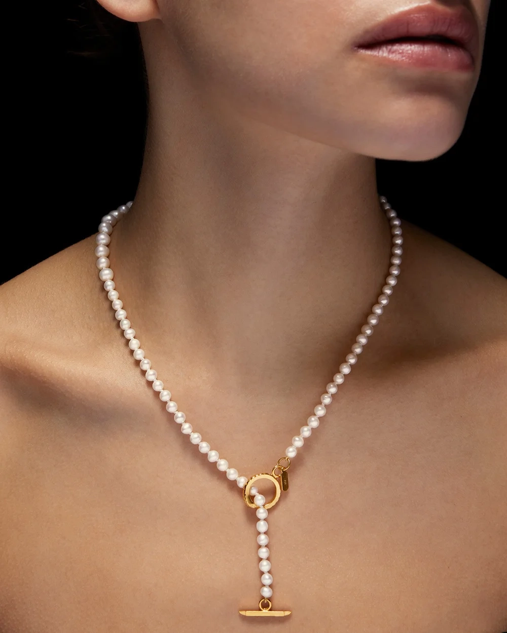 Graded Pearl Necklace Gold - Maria Nilsdotter - 1-2 dagars leverans - Nordic Spectra