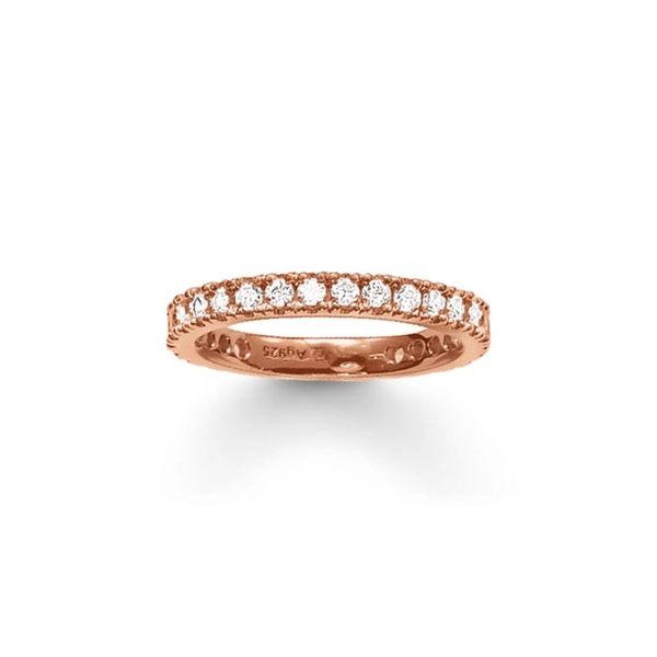 Eternity Ring Pavé Rosé - Thomas Sabo ringar - Snabb frakt & paketinslagning - Nordicspectra.se