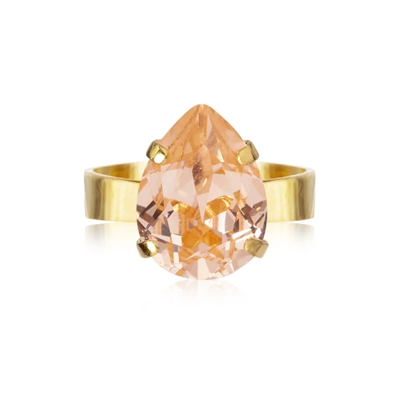 Mini Drop Ring Gold Light Peach - Caroline Svedbom - Nopea toimitus ja lahjapakkaus - Nordic Spectra
