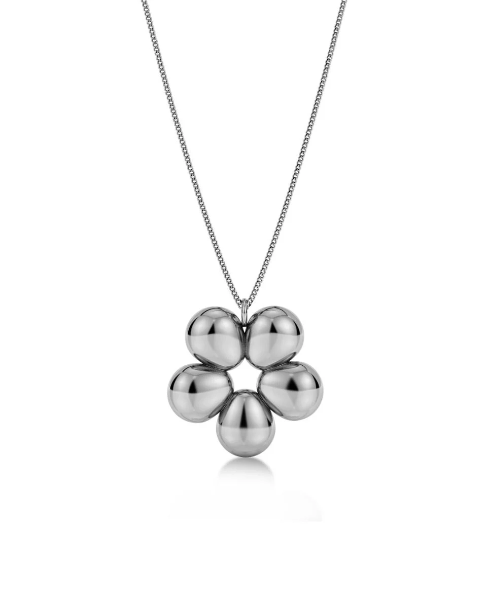 Edblad - Daisy Necklace L Silver