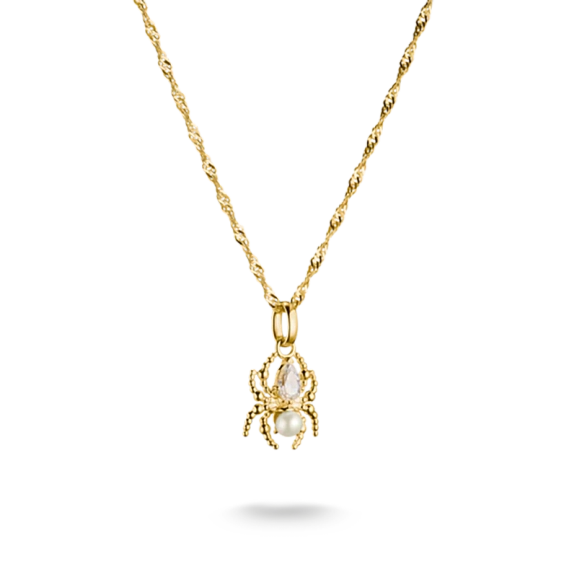 Spider True Romance Necklace Gold - Thomas Sabo - Suuri valikoima & ilmainen lahjapaketointi - Nordic Spectra
