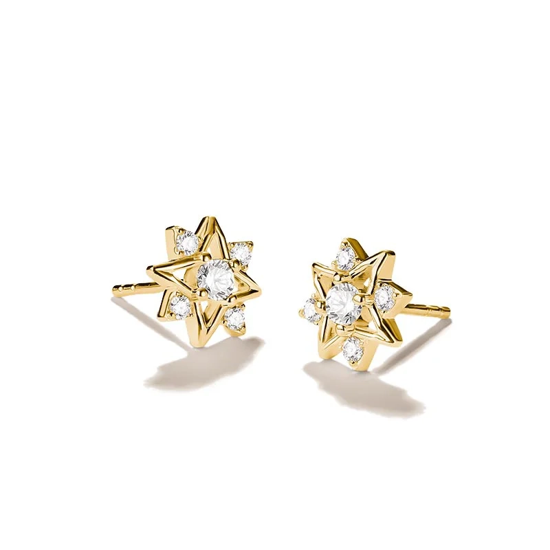 Thomas Sabo - Glittrande Stjärna Örhängen Guld