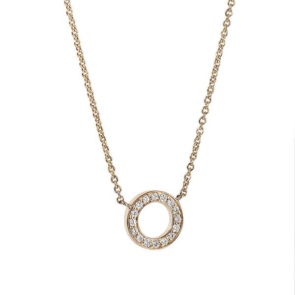 Circle Of Love Necklace Gold von Efva Attling, Schneller Versand - Nordicspectra.de