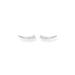 Ohrringe Ear climber Eeiße Steine Silber von Thomas Sabo, Schneller Versand - Nordicspectra.de
