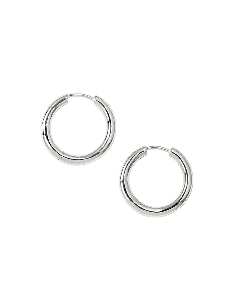 Beloved Fat Big Hoops Silver: Stora