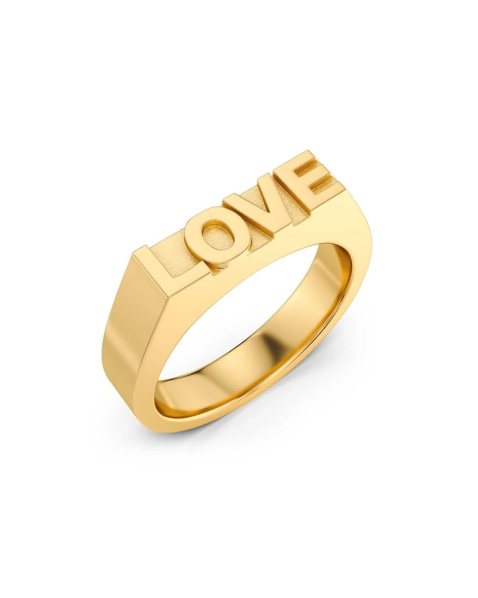 Edblad - Love Signet Ring Gold