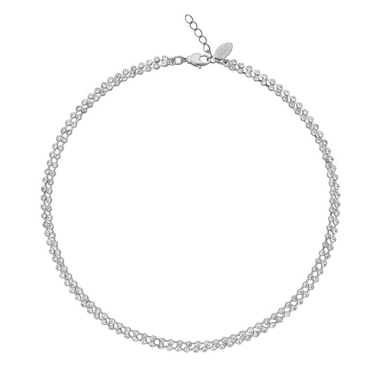 Caroline Svedbom - Miro Necklace Rhodium Crystal