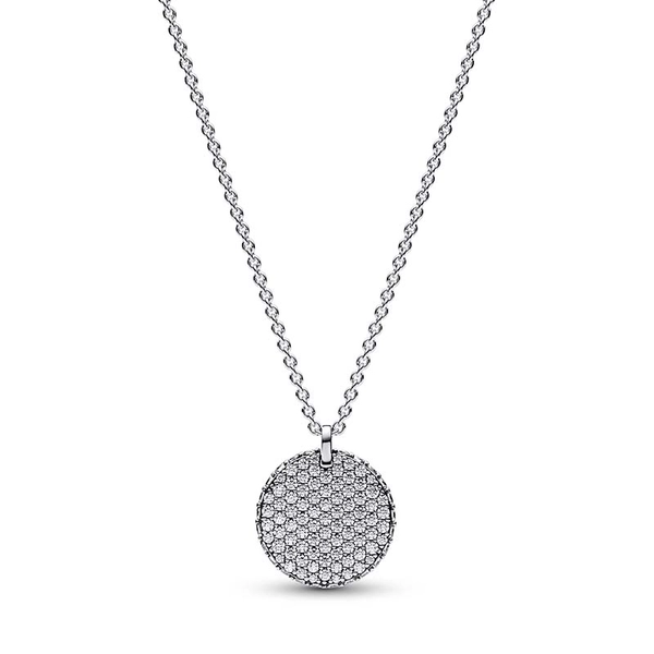 Pandora Timeless Pavé Runder Anhänger Halskette von PANDORA, Schneller Versand - Nordicspectra.de
