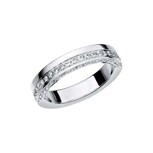 Oberon White Gold - Wedding & engagement rings - Schalins - Scandinavian design - Nordic Spectra