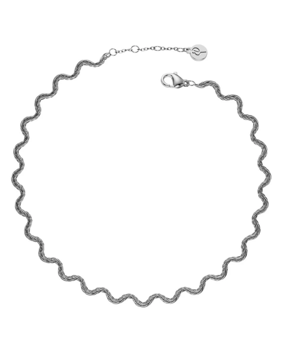 Mini Spiral Anklet Silver