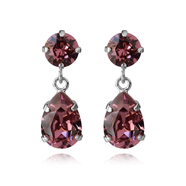Mini Drop Earrings Rhodium Iris - Caroline Svedbom - Nopea toimitus ja lahjapakkaus - Nordic Spectra