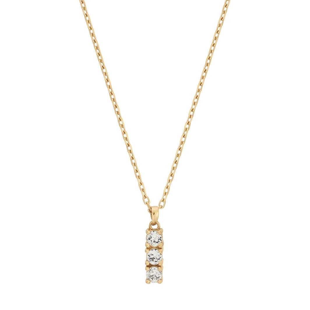Edblad - Bar Sparkle Necklace Gold
