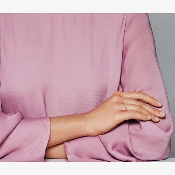Glittrande Snäckor Ring Rosé - PANDORA - Snabb frakt & paketinslagning - Nordicspectra.se