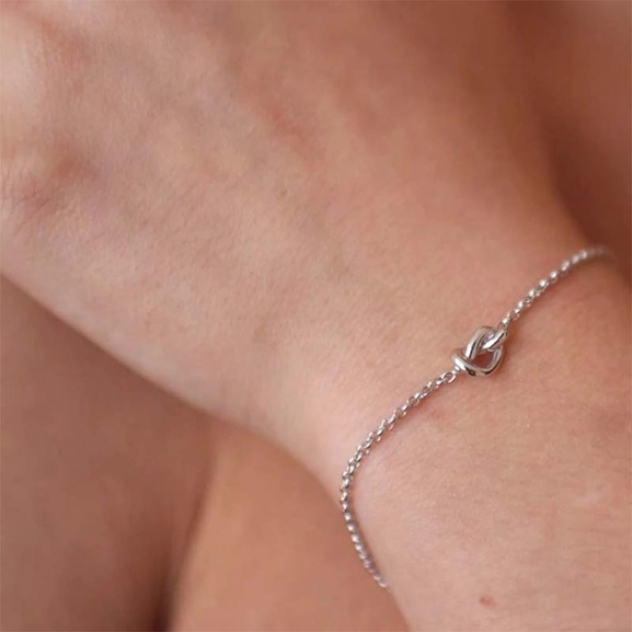 Knot Bracelet Silver - Sophie By Sophie - Snabb frakt & paketinslagning - Nordicspectra.se