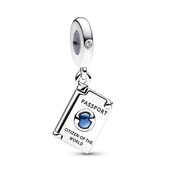 Aufklappbarer Reisepass Charm-Anhänger - PANDORA - Nordic Spectra