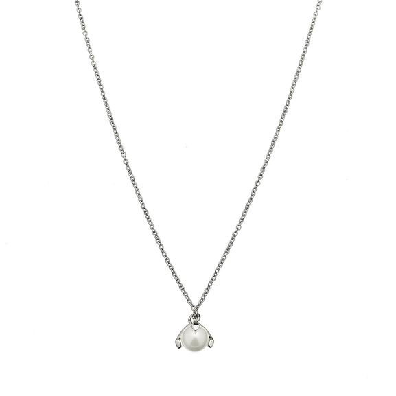 Pearl Short Neck Silver -CU Jewellery - Snabb frakt & paketinslagning - Nordicspectra.se