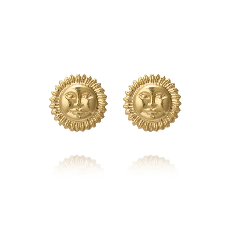 Caroline Svedbom - Apollo Stud Earrings Gold