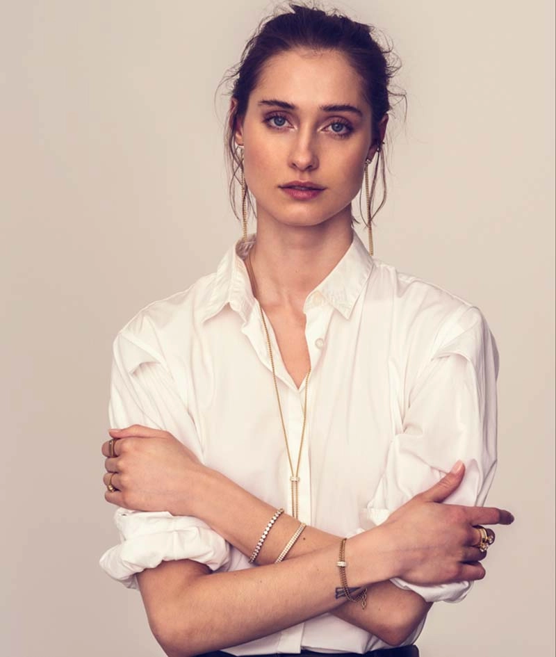 CLARISSA Långt Halsband Guld - Astrid & Agnes - Snabb frakt & paketinslagning - Nordicspectra.se