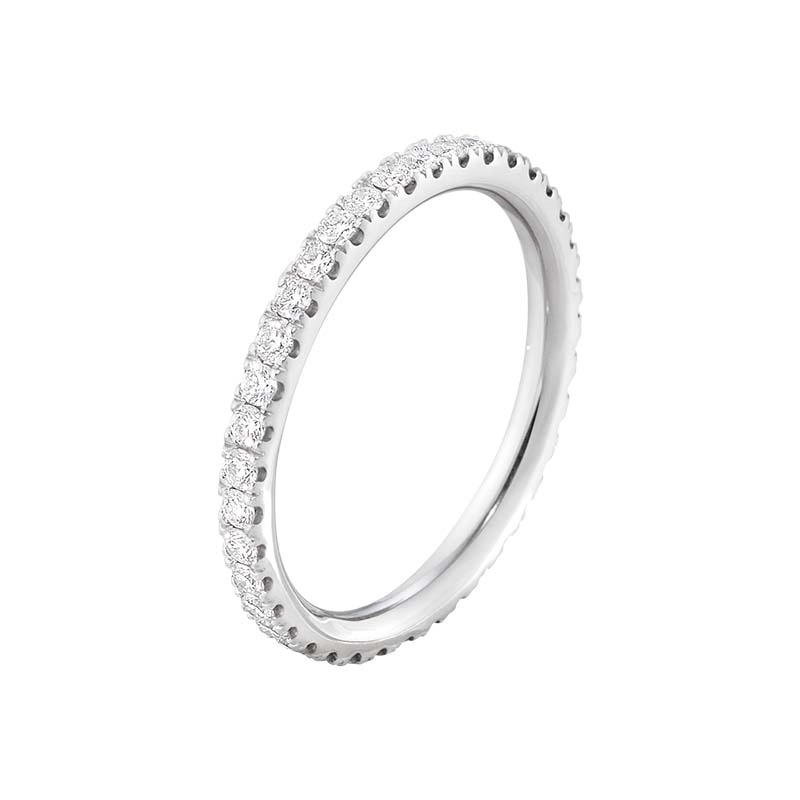 Georg Jensen – Aurora Allians Vitguld med Diamanter 0.46 ct