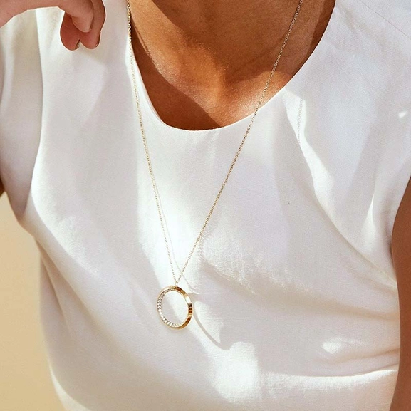 Zinnia Necklace L Gold - Edblad - Snabb frakt & paketinslagning - Nordicspectra.se