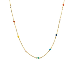 Santa Monica Necklace Gold - Syster P - Snabb leverans & Gratis paketinslagning - Nordic Spectra