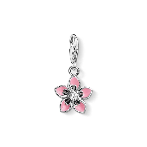 Rosa Blomma Berlock - Thomas Sabo berlock - Snabb frakt & paketinslagning - Nordicspectra.se
