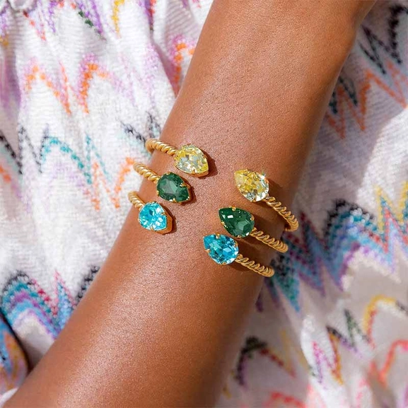 Mini Drop Bracelet Rhodium Jonquil - Caroline Svedbom - Snabb frakt & paketinslagning - Nordicspectra.se