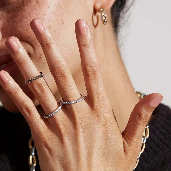 Cuban Chain Ring Steel - Edblad - Snabb frakt & paketinslagning - Nordicspectra.se