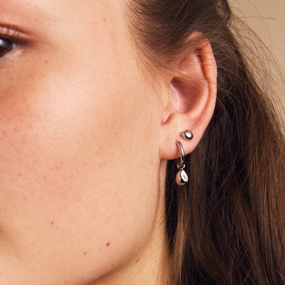 Lulu Hoops Steel - Edblad - Snabba leveranser - Gratis paketinslagning
