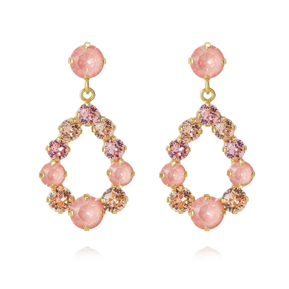 Mini Delia Earrings Gold Flamingo Combo - Caroline Svedbom - Nopea toimitus ja lahjapakkaus - Nordic Spectra