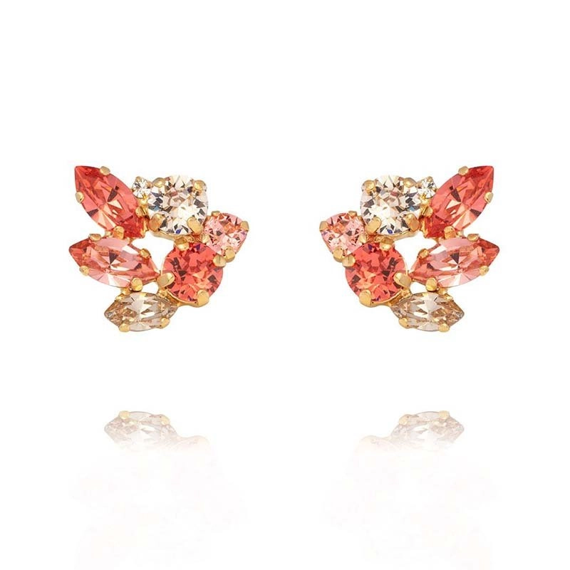 Caroline Svedbom – Cora Earcuff Gold Rose Peach Combo
