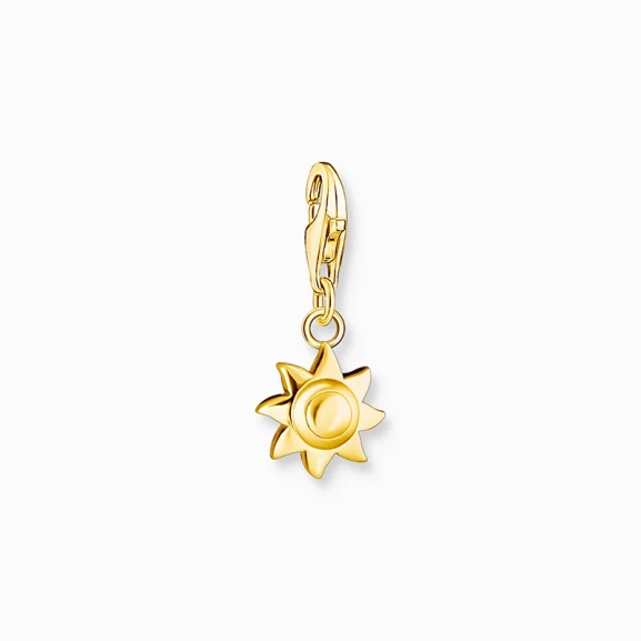 Charm pendant sun gold plated - Thomas Sabo - Suuri valikoima & ilmainen lahjapaketointi - Nordic Spectra