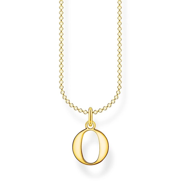 Bokstavshalsband Guld - O - Thomas Sabo halsband - Snabb frakt & paketinslagning - Nordicspectra.se