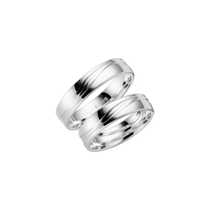 Verdi 5 White Gold - Wedding & engagement rings - Schalins - Scandinavian design - Nordic Spectra
