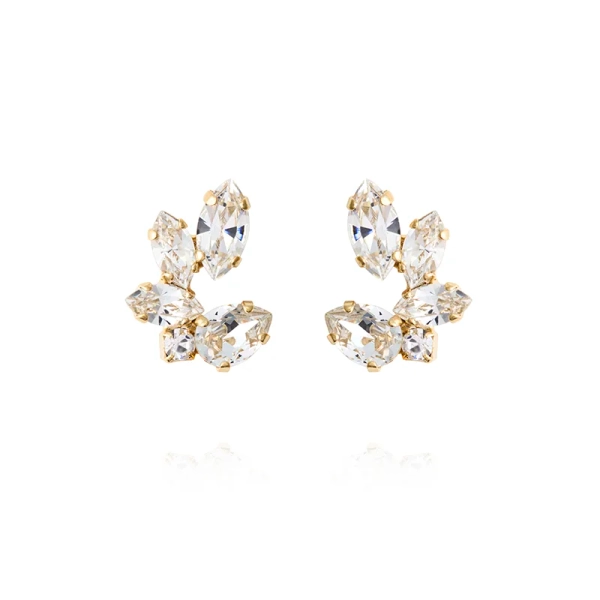 Clare Earrings i guld med kristaller