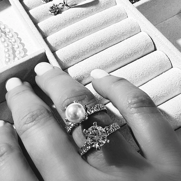 Pearl Princess Ring Silver - Emma Israelsson - Snabb frakt & paketinslagning - Nordicspectra.se