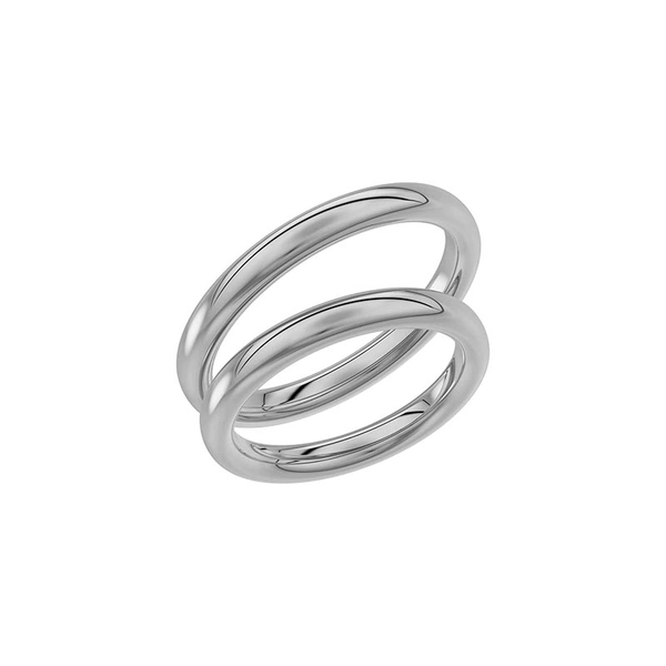 220-3 Platinum - Wedding & engagement rings - Schalins - Scandinavian design - Nordic Spectra