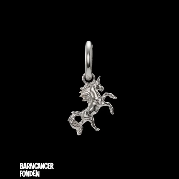Mini-Einhorn-Ohrring von Maria Nilsdotter aus Silber