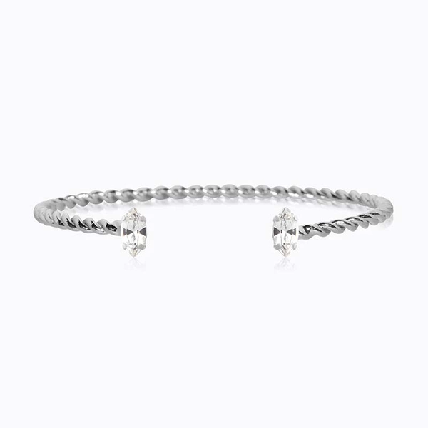 Petite Navette Bracelet Rhodium Crystal - Caroline Svedbom - Snabb frakt & paketinslagning - Nordicspectra.se