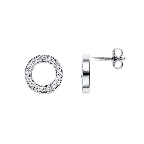 Circle Of Love Ear White Gold - Efva Attling ringar - Snabb frakt & paketinslagning - Nordicspectra.se
