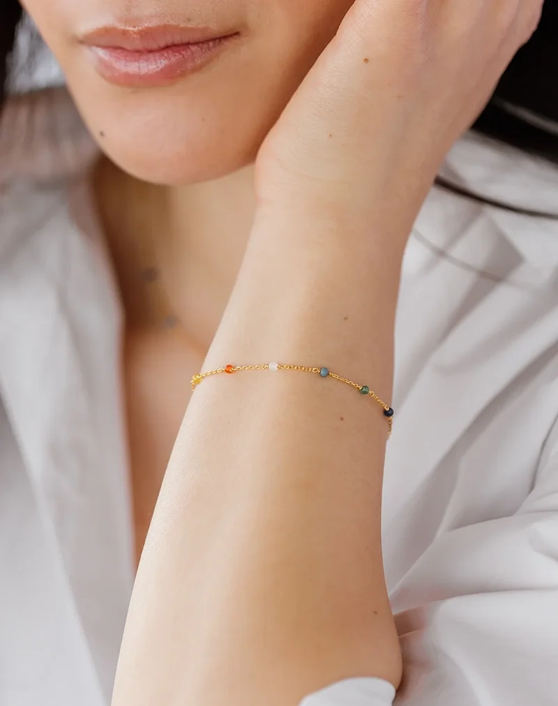 Santa Monica Bracelet Gold - Syster P - Snabb leverans & Gratis paketinslagning - Nordic Spectra