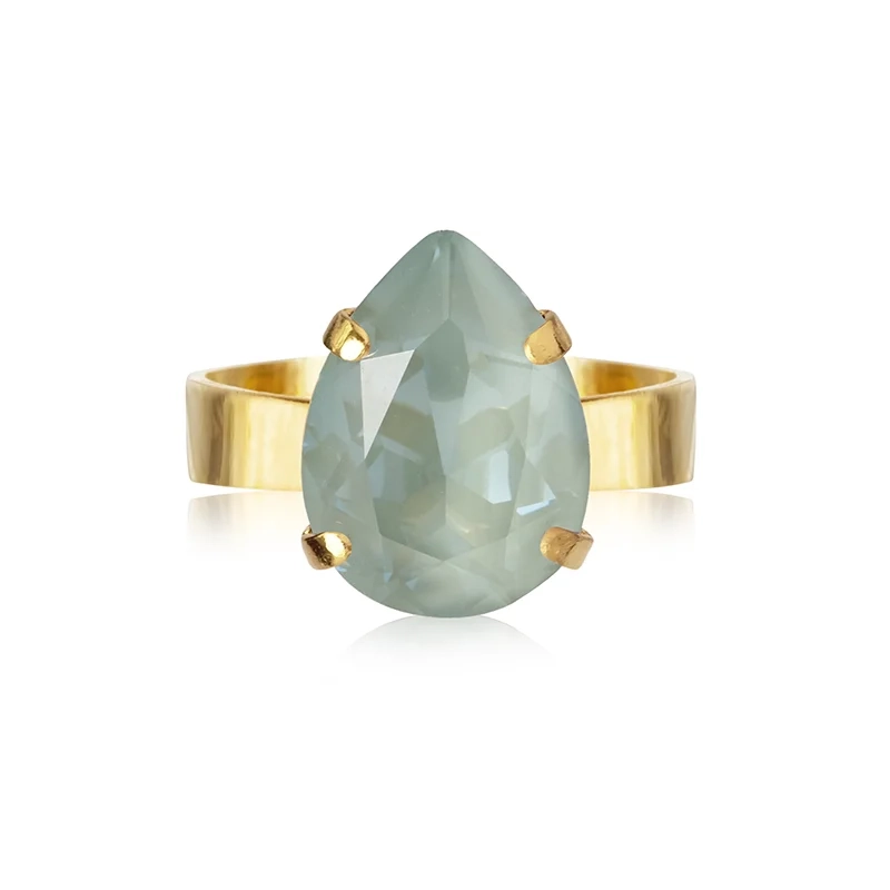 Caroline Svedbom - Mini Drop Ring Gold Agave Ignite